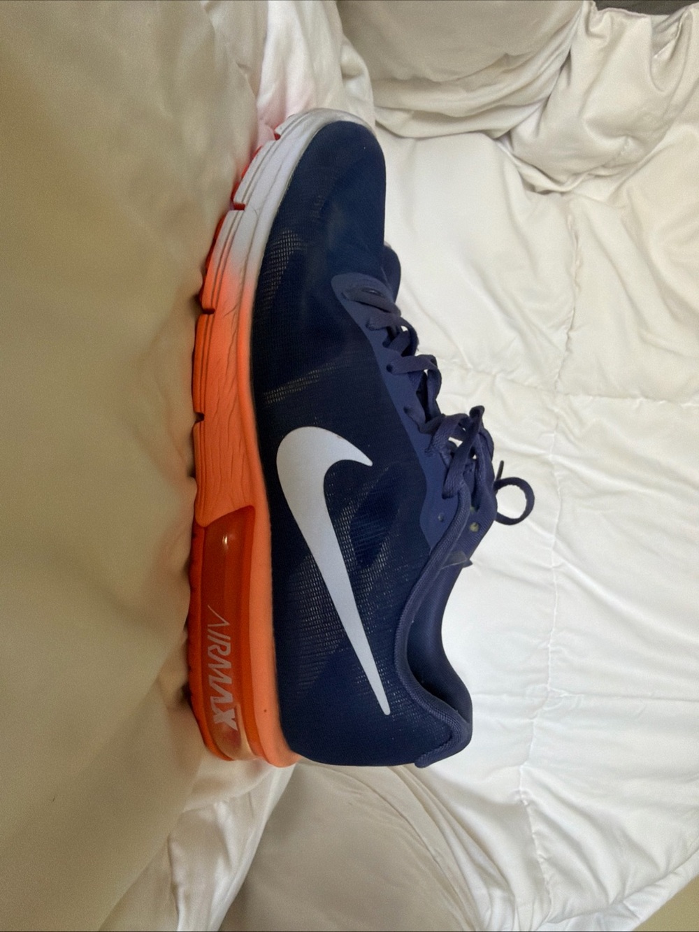 Nike Women’s Navy and Orange Air Max Training Shoe